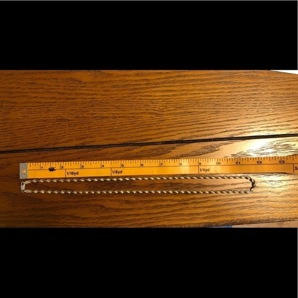 Sterling 925 Silver and Gold Necklace and Bracelet Set - Picture 10 of 12